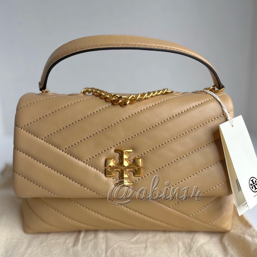 Tory Burch Kira Chevron Small Convertible Leather Shoulder Bag
